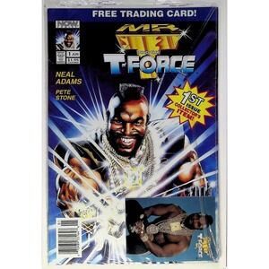 Mr. T and the T-Force #1 NOW Comics 1993 Neal Adams 1st Issue w/ Trading Card